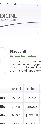 plaquenil hydroxychloroquine